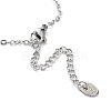 201 Stainless Steel Link Bracelets with Cable Chains BJEW-P297-01P-D-3