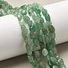 Natural Green Aventurine Nuggets Beads Strands G-L154-10-01-3