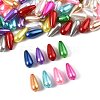 172Pcs 102G ABS Plastic Imitation Pearl Teardrop Beads MACR-FS0002-24-2