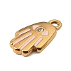 304 Stainless Steel Enamel Pendants STAS-Z199-01G-01-2