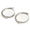 Zinc Alloy Pendant Cabochon Settings X-FIND-NH0001-13B-P-2