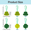20Pcs 4 Styles Saint Patrick's Day Foam Pendant Decorations FIND-TA0010-96A-3