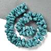 Synthetic Howlite Beads Strands TURQ-F018-07A-3