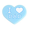 Father's Day Silicone Focal Beads FIND-PW0005-12B-1