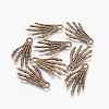 Tibetan Style Alloy Pendants TIBEP-5291-AB-FF-2