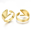 (Jewelry Parties Factory Sale)Alloy Cuff Finger Rings RJEW-S038-195Z-G-NR-1