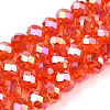 Electroplate Glass Beads Strands EGLA-A034-T6mm-B22-A-1