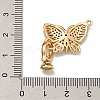 Brass Micro Pave Clear Cubic Zirconia Fold Over Clasps KK-U037-09G-02-3