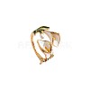 Alloy Enamel Cuff Open Rings WGDC10F-05-2