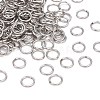 Non-Tarnish 304 Stainless Steel Jump Rings X-STAS-E482-15B-1