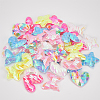 72Pcs 18 Style Fabric & Sequin Ornament  Accessories DIY-AR0002-23-4