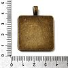 Vintage Tibetan Style Alloy Pendant Cabochon Settings TIBEP-M018-98AB-NF-3