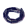 Electroplate Opaque Glass Beads Strands EGLA-Q132-02A-B02-2