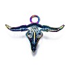 Rainbow Color Alloy Pendants PALLOY-S180-147-NR-3