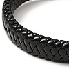 PU Imitation Leather Braided Cord Bracelet BJEW-E009-10AS-4