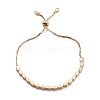 Cubic Zirconia Oval Tennis Bracelet for Men Women Gift BJEW-F417-05G-RS-2