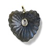 Natural Labradorite Carved Pendants G-C276-01G-10-1