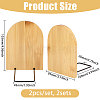 Wood Bookend Display Stands ODIS-CA0001-30-2