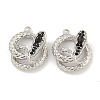 Brass Micro Pave Cubic Zirconia Pendants KK-S386-23P-01-1