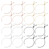 16Pcs 4 Colors Rack Plating Brass Chain Bracelet Making KK-HY0001-80-1