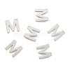 Tarnish Resistant 304 Stainless Steel Letter Charms STAS-O072-M-2