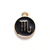 Alloy Enamel Pendants ENAM-S124-01A-08L-2