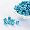 Pave Disco Ball Beads RB-A140-8mm-6-1