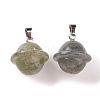 Natural Labradorite Pendants G-B041-01P-04-3