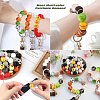 20Pcs 10 Style Sports Theme Food Grade Eco-Friendly Silicone Focal Beads SIL-CJ0001-13-7