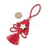 Cotton Christmas Trees Pendant Decoration HJEW-JM03830-03-3