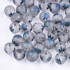 Autumn Theme Electroplate Transparent Glass Beads LS-X-EGLA-S178-01C-1