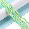 Handmade Polymer Clay Beads Strands CLAY-R089-3mm-011-2