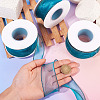 3 Rolls Polyester Organza Ribbons SRIB-TA0001-26B-5