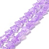 Transparent Glass Beads Strand GLAA-K057-01F-1
