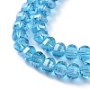 Electroplate Glass Beads Strands EGLA-S174-05-M-3