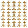 40Pcs Alloy Bees Lapel Pin Backs JEWB-GO0001-21AG-1