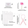Clear PVC Candy Gift Packaging Boxes with Ribbon & Artificial Flower CON-TAC0001-20A-4