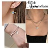 24Pcs 6 Colors Alloy Resin Pendants FIND-CJ0004-96-7