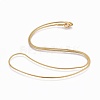 304 Stainless Steel Snake Chain Necklaces NJEW-F248-02B-G-1