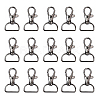 Zinc Alloy Swivel D Rings Lobster Claw Clasps X1-E341-8-B-1