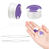 2 Rolls Special Coated Polyester Beading Threads OCOR-NB0002-06A-9