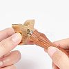 1Pc Halloween Golden Tone Brass Stamp Head DIY-OC0008-45A-3