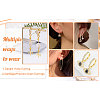 Eco-Friendly Brass Earring Hoops Findings KK-TA0007-40-16