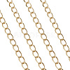 Decorative Chain Aluminium Twisted Chains Curb Chains CHA-TA0001-07G-3