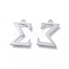 Tarnish Resistant 304 Stainless Steel Charms LS-STAS-K215-21P-2