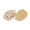 304 Stainless Steel Enamel Pendants STAS-F352-04B-01-2