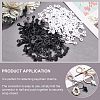 200Pcs 2 Colors Resin Female Buckle Disposable Snap KY-NB0001-53-5
