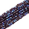 Electroplate Glass Beads Strands EGLA-A044-T1mm-L15-1