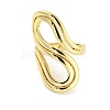 Brass Wrapped Open Cuff Rings RJEW-I100-01G-1