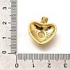 Rack Plating Brass Micro Pave Cubic Zirconia Pendants KK-L226-001G-05-3